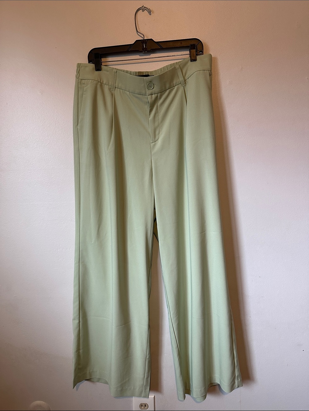 Studio by Torrid Pastel Green Wide-Leg Trousers Women's Size 14